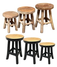 Teak holz pflanzen hocker - pflanzen,