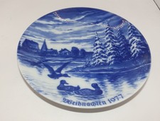 Wandteller Weihnachten 1977