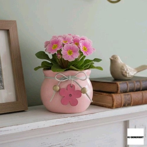 Blumenübertopf rosa 6cm