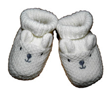 hübsche Baby -Strick-Schuhe NEU Gr-10,5cm.