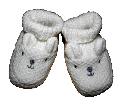 Hübsche baby strick - baby, -strick-schuhe