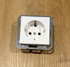 JUNG AS500 Steckdose mit Steckdosenabdeckung A1520 PLWW/ UP-Unterputz, alpinweiß