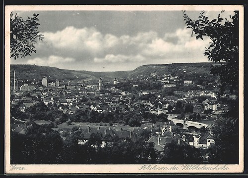 Jena ortsansicht von der - von,