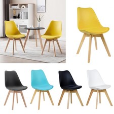 WOLTU Esszimmerstuhl Skandinavischer Design Küchenstuhl Essstühle gepolstert