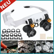 Profi Stirnlupe LED Kopflupe