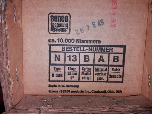Org senco tackerklammern n13 - senco,