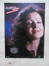 Vicky Leandros Autogramm signed A4 Magazinbild