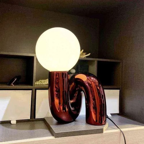 Moderne glas bol tischlampe - glas-bol,
