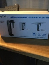 LogiLink EO0005 Einstellbare Untertisch/Wand PC-Halterung 360° drehbar mit varia