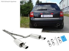  Duplex Komplettanlage ab Kat Audi RS6 4B Tyo C5 Limo Avant 140x90mm oval