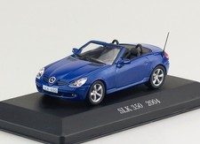Mercedes SLK 350 blau 2004 1:43 Altaya Modellauto