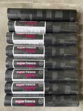 8 Rollen Vlies Tapete mit Struktur schwarz geometrisches Muster seidenglänzend