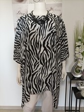 exklusive super kombistarke XXL-Kaftan-Überwurf-Tunika (bis Gr.66) - Unikat 