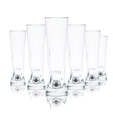 6x Warsteiner Bier Glas 0,2l