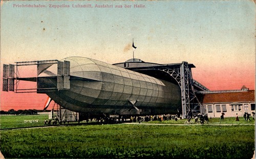 Zeppelin luftschiff - ak,