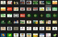 Meto A5 Werbeschilder Marken R bis Z alte Logos Bier Limo Wasser Saft Sammlung