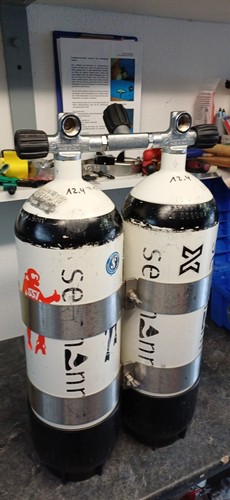 Tauchflasche doppel 10l - doppel,
