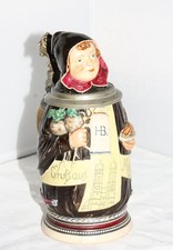 Münchener Kindle, Bierkrug figürlich, R. Merkelbach, HB, Grüße aus München, 323