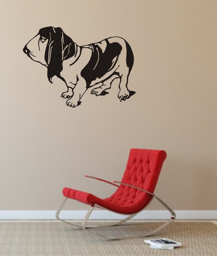 Wandtattoo basset hound - ,