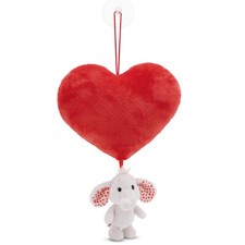 NICI Plüschherz mit Kuscheltier Love Elefant 61492 - NICI Love Herz 15cm