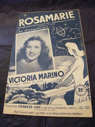 Partitur rosamarie victoria - partitur,
