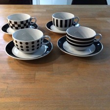  4 Kaffeetassen , Eduscho