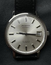 PORTA Automatik Vintage Kal.PUW 1561 (25 Jewels) HERREN UHR +  Wie Neue - C 3