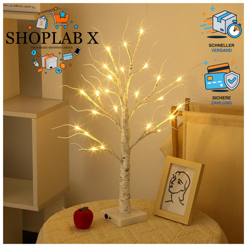Led lichterbaum 60cm warmweiß - led,