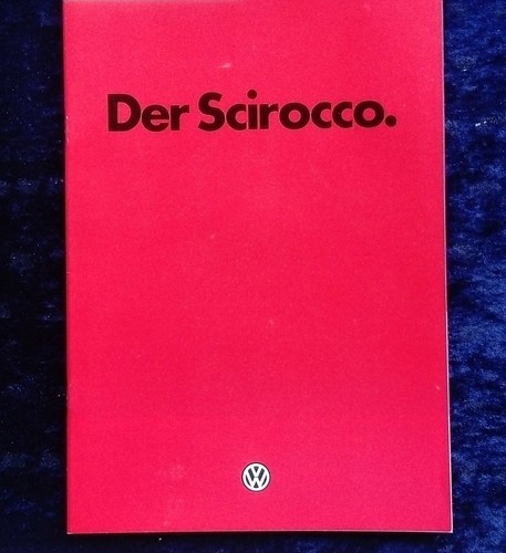 Scirocco prospekt 1 1983 - scirocco, 1.1983