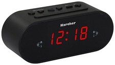 Karcher UR 1030 Radiowecker Uhrenradio UKW Radio Wecker Display dimmbar schwarz