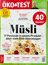Ökotest Zeitschrift April 2025, Müsli