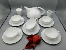Rosenthal Porzellan TAC Teeservice weiß für 6 Personen Walter Gropius