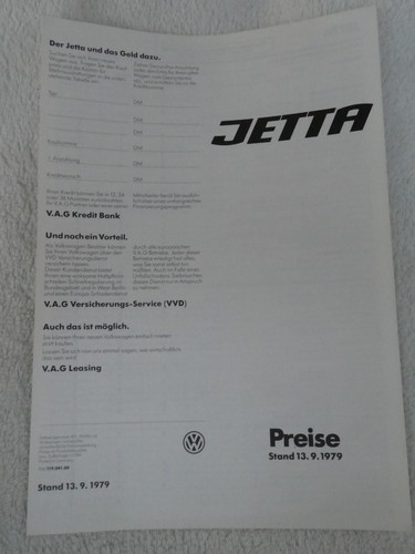 Preisliste 1979 prospekt - ,