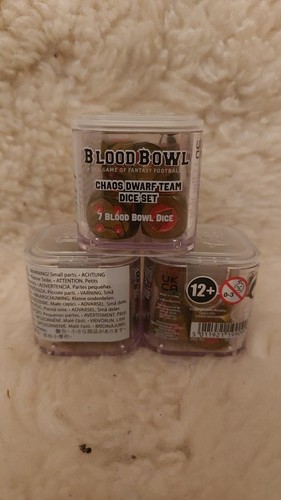 Blood bowl würfel - blood, chaos