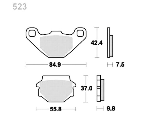 523 bremsklötze - [523],