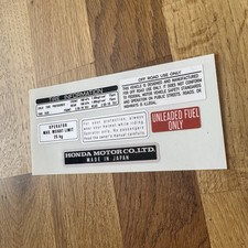 Honda QR50 Warnung, Zulassung