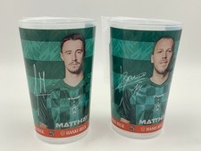 2 Werder Bremen Stadionbecher Marco Friedel und Senne Lynen