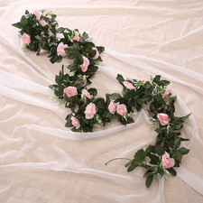 Rosen-Girlande 220cm wie echt