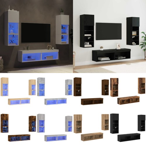 Wohnwand mit led wohnzimmer - wohnwand,