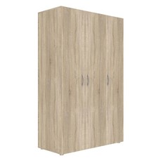 Drehtürenschrank - Sonoma Eiche - 3-türig - 111 cm Kleiderschrank Schrank