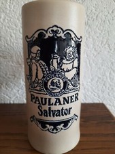 Bierkrug + Paulaner München+ Salvator+ Höhe -19 cm  +** Sammler !!