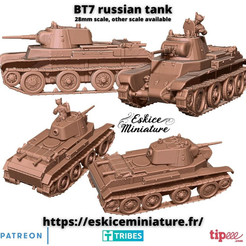 Wwii soviet bt7 light - wwii,