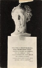 Ak Dichter Johann Wolfgang von Goethe, Büste - 11449103