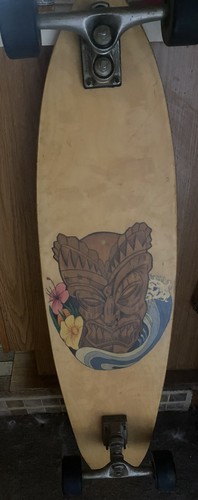 Longboard tribal wave custom - longboard,