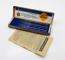 Jubiläum Johann Faber Apollo Nr. 1801 Hart Kopierstift 12 Stück in Box - antik