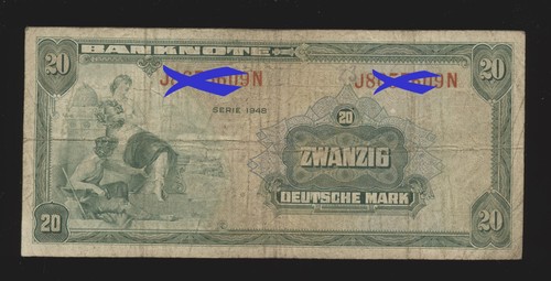 Bdl 1948 banknote - 20,