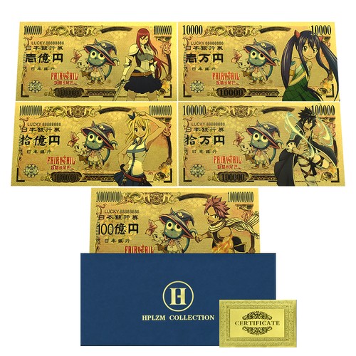 5pcs set fairy tail - tail, foil