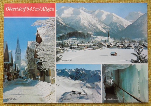 Ansichtskarte oberstdorf - ansichtskarte,
