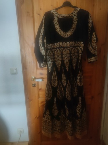 Indisches abendkleid schwarz - indisches,