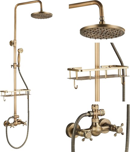 Rozin duscharmatur messing - duscharmatur,
